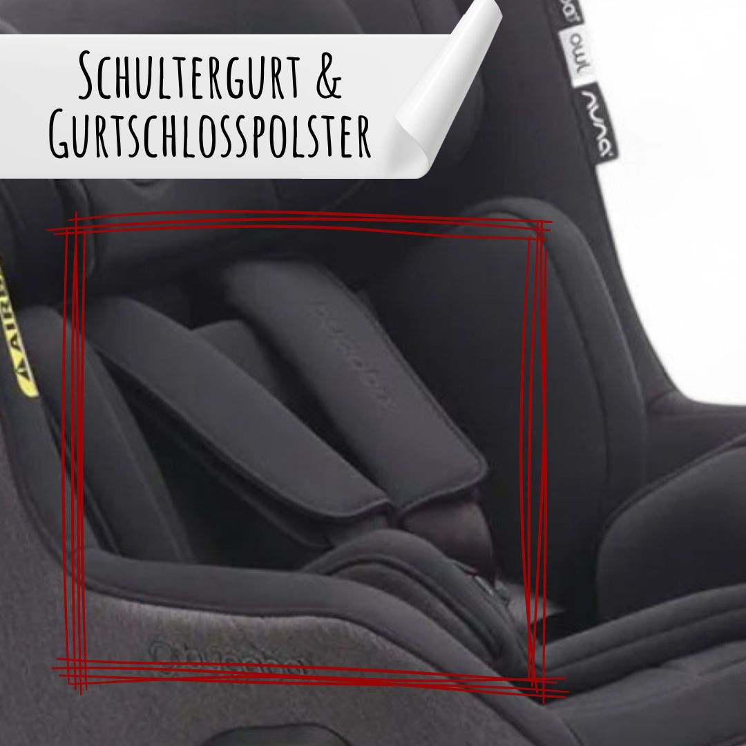 Schultergurt- und Gurtschlosspolster für Bugaboo Owl by Nuna